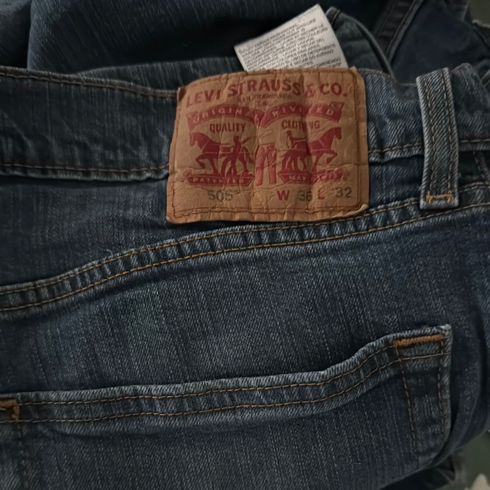 Levi's Blue Straight Jeans Iconic Style